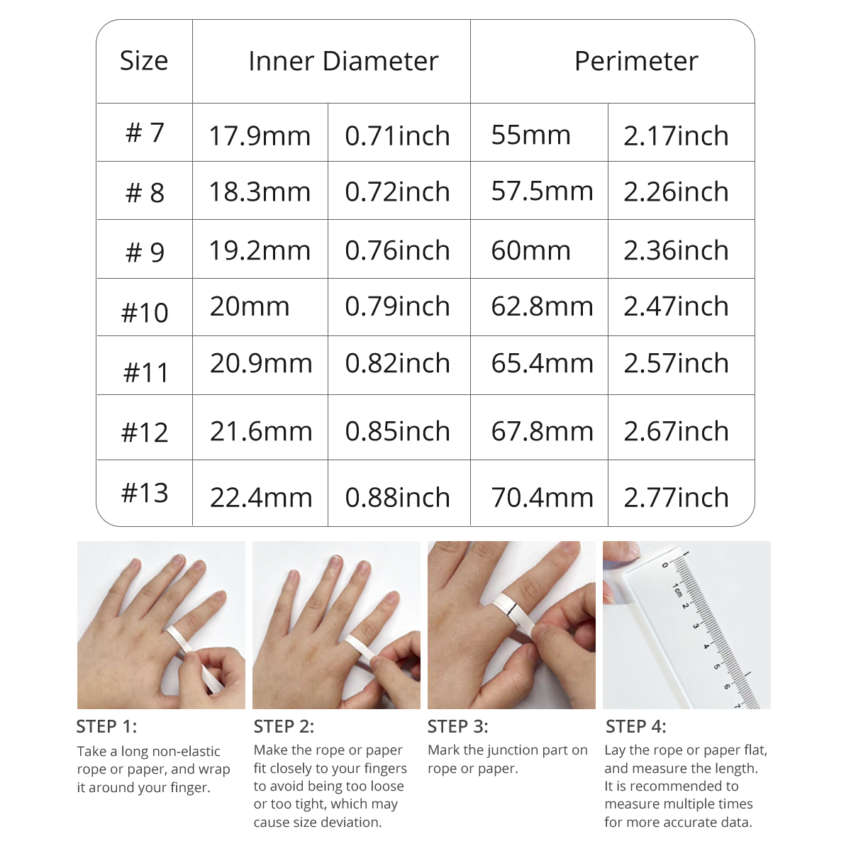 COLMI Smart Ring R03 size